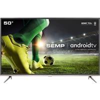 Imagem da promoção Smart TV Led 50" Semp SK8300 4K HDR Android Wi-Fi 3 HDMI 2 USB Controle Remoto com atalhos Chromecas
