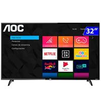 Imagem da promoção Smart TV 32” HD D-LED AOC 32S5135/78G VA - Wi-Fi 3 HDMI 1 USB