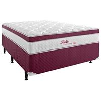 Imagem da promoção Cama Box Casal Herval Conjugada de Mola Bonel - 57x138x188cm Rúbio Comfot