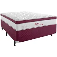 Cama Box Casal Herval Conjugada de Mola Bonel - 57x138x188cm Rúbio Comfot em oferta na Magazine Luiza