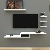 Rack Suspenso Para Quartos E Salas Com 4 Nichos Prateleiras - Aaz House em oferta na Magazine Luiza