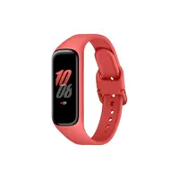 Galaxy Fit2 Samsung com Bluetooth, Sensor de Frequência Cardíaca e Resistência à água - Vermelho em oferta na Ponto Frio