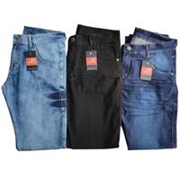Imagem da promoção Kit com 3 Calças Jeans Elastano Premium - JEANS BRASIL
