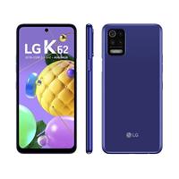 Imagem da promoção Smartphone LG K62 64GB Azul 4G Processador Octa-Core 4GB RAM Tela 6,59 Camera Quádrupla + Selfie 13M