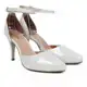 Scarpin Griffe Recorte Salto Alto em oferta