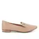 Slipper Bico Reto Feminina - Bege (34 até 39) em oferta