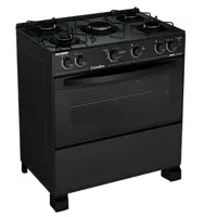 Fogão 5 Bocas Esmaltec Caribe Glass Mesa Vidro 0104002337 em oferta na Magazine Luiza