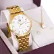 Relógio Ana Hickmann Analógico Dourado AH29043H Kit Colar e Brincos em oferta