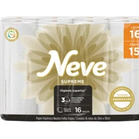 Imagem da promoção Papel Higiênico Folha Tripla Neve Supreme - 16 Rolos 20m