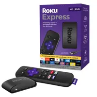 Roku Express Streaming Player Full HD - com Controle Remoto e Cabo HDMI em oferta na Magazine Luiza