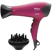 Secador de Cabelos Philco PH3700 Pink Tourmaline em oferta na Magazine Luiza