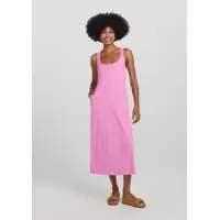 Vestido Midi Decote Redondo Alças Largas Básicos Do Brasil - Hering em oferta na Magazine Luiza
