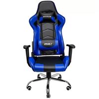 Imagem da promoção Cadeira Gamer MX7 Giratoria Preto/Azul - MYMAX