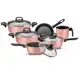 Conjunto de panelas teflon 06 pç antiaderente rose champanhe - Marpal em oferta