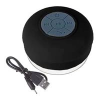 Imagem da promoção Mini Caixa de Som à Prova D'água Bluetooth USB Preto - Booglee