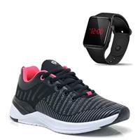 Imagem da promoção Tênis Academia Feminino Caminhada + Relógio Digital LED Esportivo - Black Friday - It Shoes