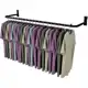  Arara De Parede Cabideiro PRETA 80 CM com parafuso e buchas. - LOJA & CIA ATACADO em oferta