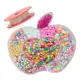 Kit Miçanga Infantil Para Pulseira Com 1400 Peças Completo Miçanga Menina Brinquedo Rosa - Carinha d em oferta