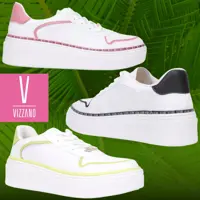 Tênis Vizzano Flatform Com Perfuros Feminino em oferta na Magazine Luiza