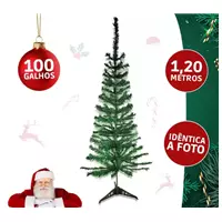 Imagem da promoção Árvore De Natal Verde Com 100 Galhos Pequena 120cm Pinheiro - AuShopExpress