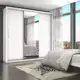 Guarda-Roupa Casal 4 Espelhos 3 Portas de Correr 4 Gavetas Max Plus Espresso Móveis em oferta