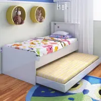 Bicama Solteiro Bibox Bianca I Cimol Branco em oferta na Casas Bahia