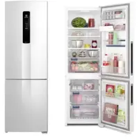 Geladeira/Refrigerador Electrolux Frost Free - Inverse Branco 400L Bottom Freezer Efficient DB44 em oferta na Magazine Luiza
