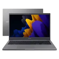Notebook Samsung Book 15.6 FHD Intel i3-1115G4 256GB SSD 4GB Linux - NP550XDZ-KV6BR em oferta na Magazine Luiza