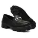 Mocassim Tratorado Feminino Fivela Conforto Moderno - Valentina Kister em oferta