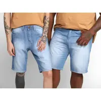 Bermuda Jeans Vista Magalu Reta 5 Pockets em oferta na Magazine Luiza