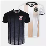 Imagem da promoção Kit Camiseta Corinthians Torcedor Masculina C/ 2 Peças - SPR