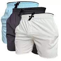 Imagem da promoção Kit 3 Short de Elastano Dry fit Bermuda de Praia Piscina e Academia - RM Fabrica