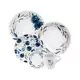 Aparelho de Jantar e Chá 20 Peças Tramontina - Porcelana Azul Redondo Ana Flor em oferta