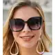 Óculos De Sol Feminino Moda New York Degradê Original Olho de Gato - OMG em oferta