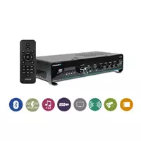 Imagem da promoção Amplificador Receiver Som Ambiente Slim 2000 G5 120W RMS Bluetooth, RCA, USB, P2 e Micro SD Frahm -