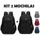 Kit 2 Mochilas Bolsa Viagem Resistente Masculina Feminina - Silva Bolsas em oferta