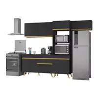 Imagem da promoção Armário de Cozinha Compacta 4 peças ML3868 Veneza Multimóveis