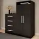 Cômoda Paris 2 Portas 4 Gavetas Fosco Panorama Móveis em oferta