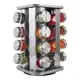 Porta Temperos Condimentos 16 Potes Giratorio Quadrado Inox - Mm House em oferta