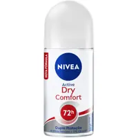 Desodorante Antitranspirante Roll On Dry Comfort NIVEA 50ml em oferta na Amazon