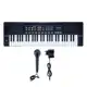 Teclado Musical Para Iniciantes Queens 54 Teclas 12 Musicas em oferta