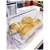 Imagem da promoção Porta Pão Cristal Com Tampa Articulável Para Mesa - n.variedades