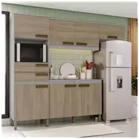 Imagem da promoção Cozinha Compacta 4 peças com Aéreo Geladeira Zoey Casa