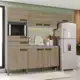 Cozinha Compacta 4 peças com Aéreo Geladeira Zoey Casa em oferta