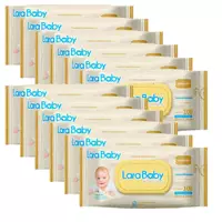 Imagem da promoção Kit C/12 Toalhas Umedecidos Lara Baby Premium - 100 Unidades