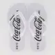 Chinelo Coca Cola 1886 Branco em oferta