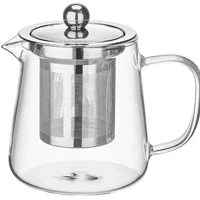 Imagem da promoção Chaleira Bule De Vidro Com Infusor de Chá Inox 750ml