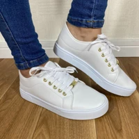 Imagem da promoção Tenis Feminino Casual Sapatilha Feminina Tênis Sapatenis Confortável Moda