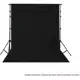 Fundo Infinito Preto em Tecido Poliéster 2x3m para Estúdio Fotográfico em oferta