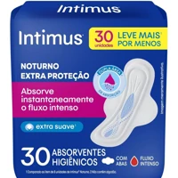 Imagem da promoção Absorvente Intimus Gel Noturno Suave C/Abas
